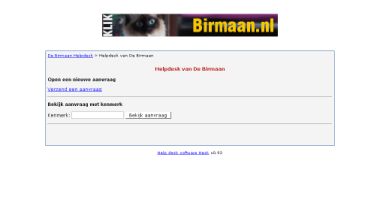 Helpdesk van De Birmaan